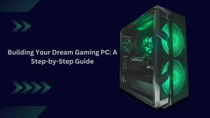 An image of a custom built PC using Green color theme.