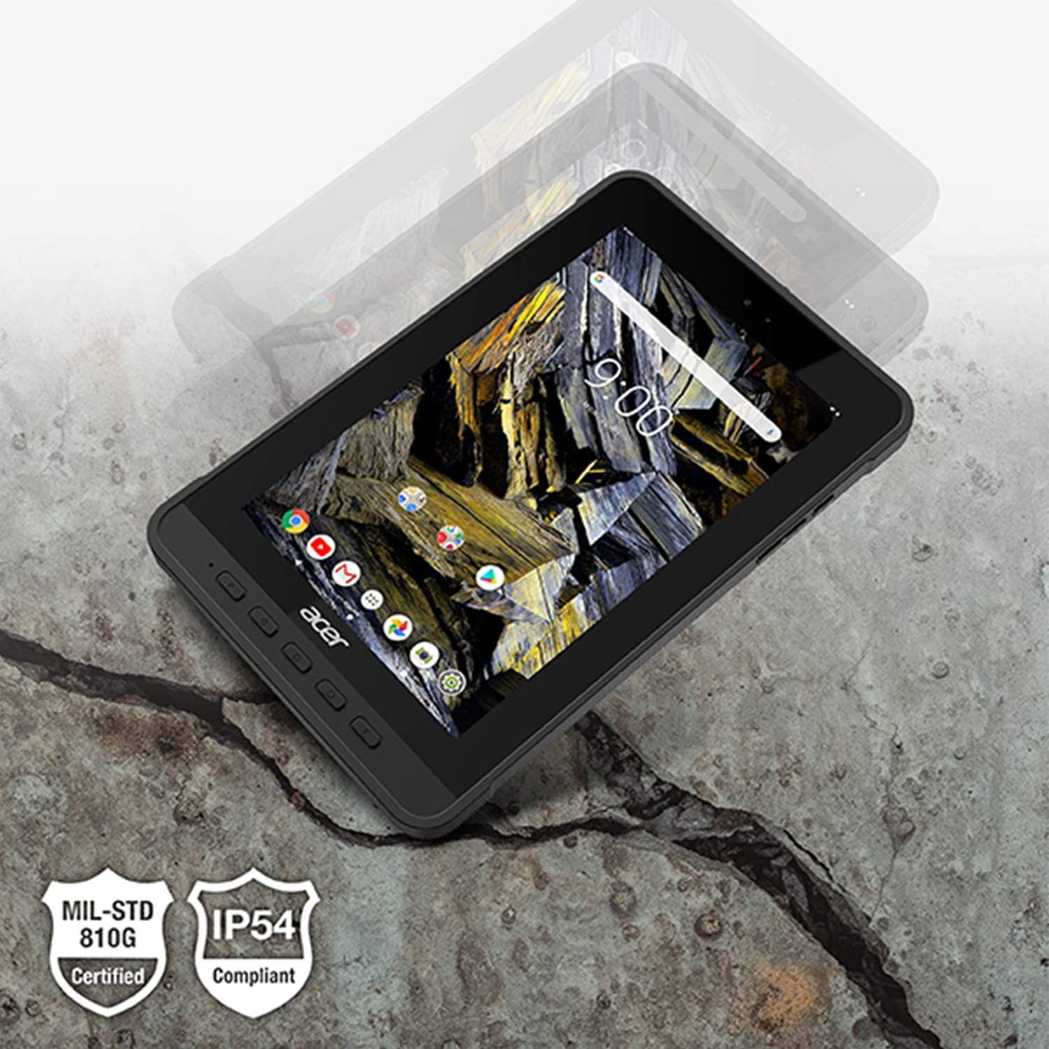 A rugged tablet that's designed to withstand harsh environment.