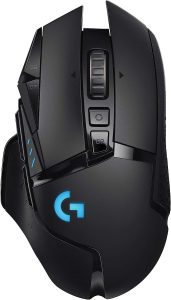 A popular gaming mouse from Logitech that provides excellent performance. It comes in Black.
