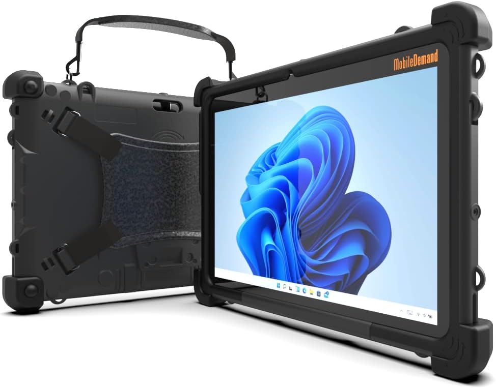 A rugged tablet designed for outdoor use.